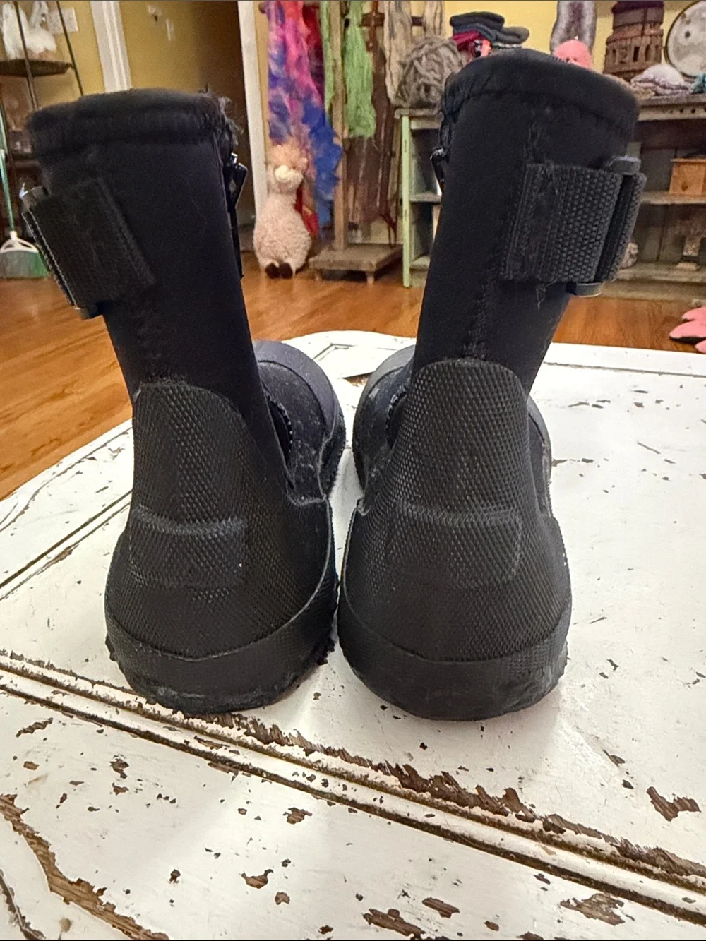 Duck & Fish Neoprene Wading Shoe Boots Unisex Black